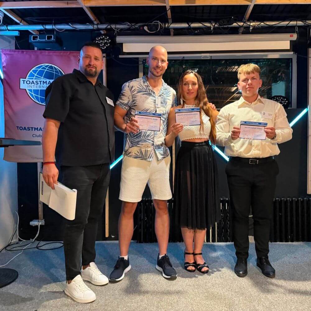 Toastmasters výhercovia súťaží