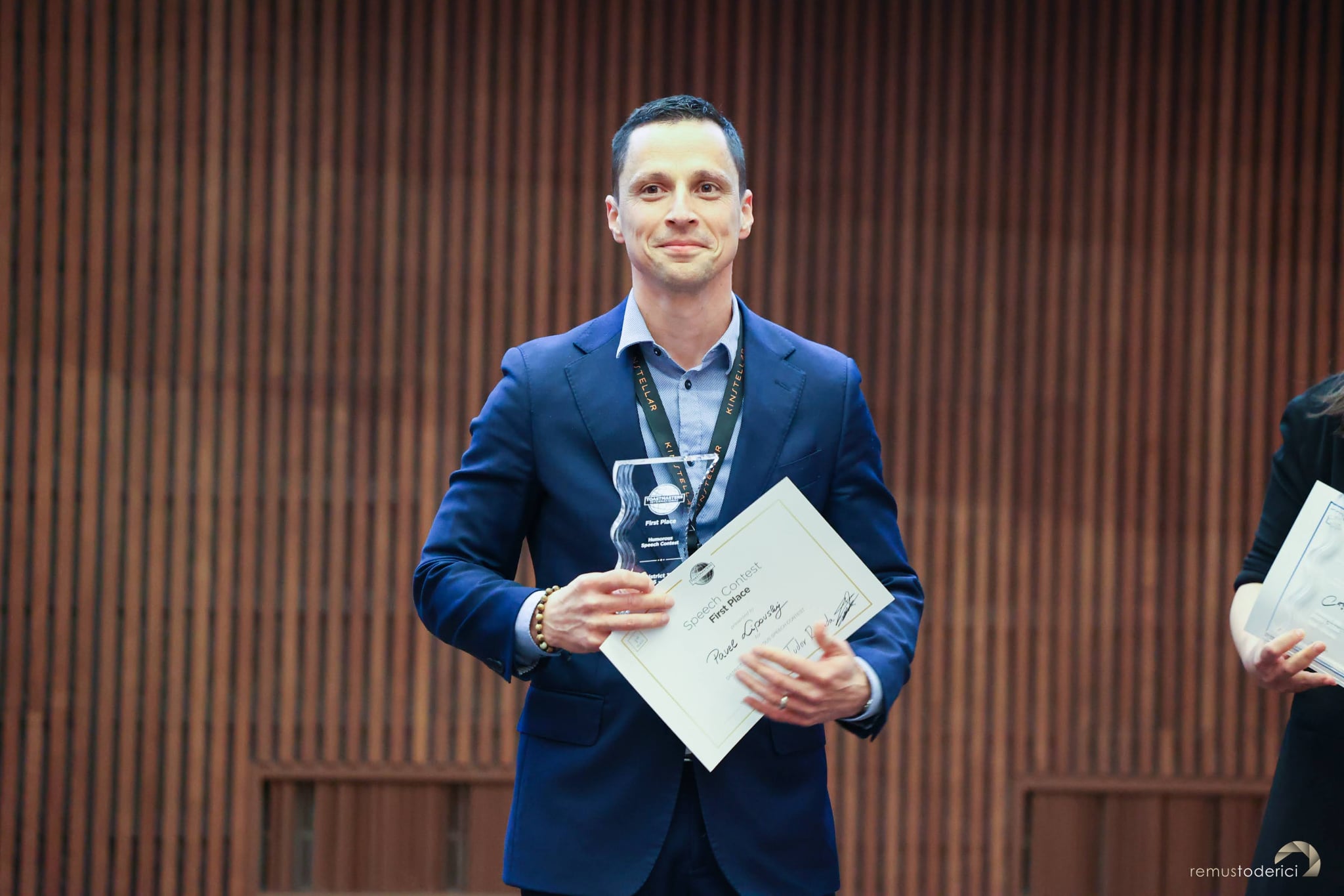 Pavel Lipovský - víťaz medzinárodnej rečníckej súťaže Toastmasters v Splite 2026